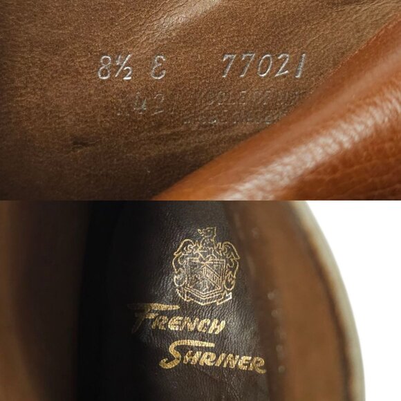 French Shriner Ankle Boot Mens 8.5 E Vintage Dress Monk Strap Buckle Leather - Picture 8 of 16